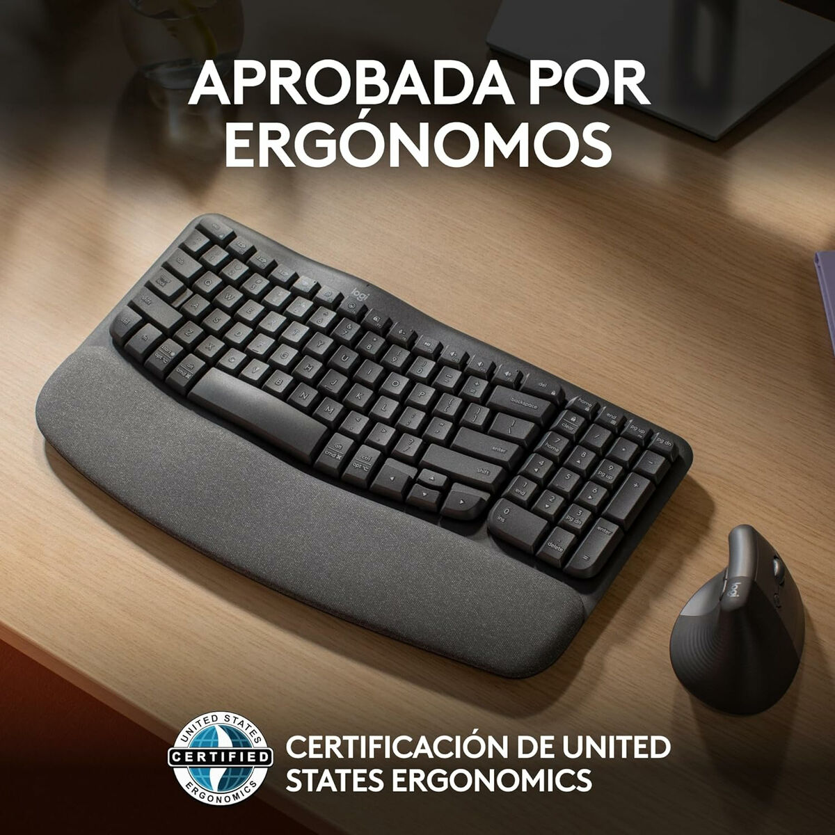 Toetsenbord Logitech 920-012296 Grafiet Spaans QWERTY